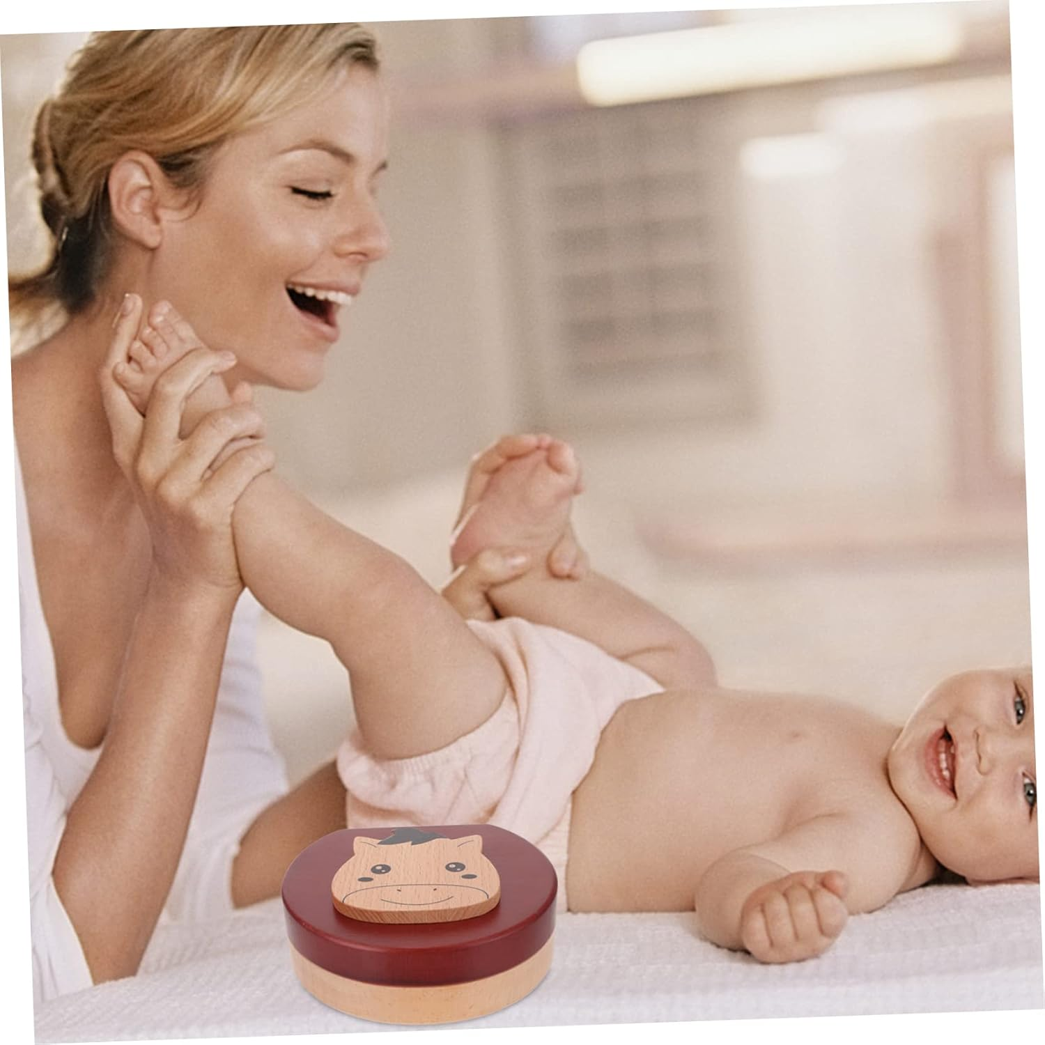 Wooden Dental Box Teeth Saver Keepsake Box for Boy Girl Fairy Holder and Zodiac Collection Organizer image number 4