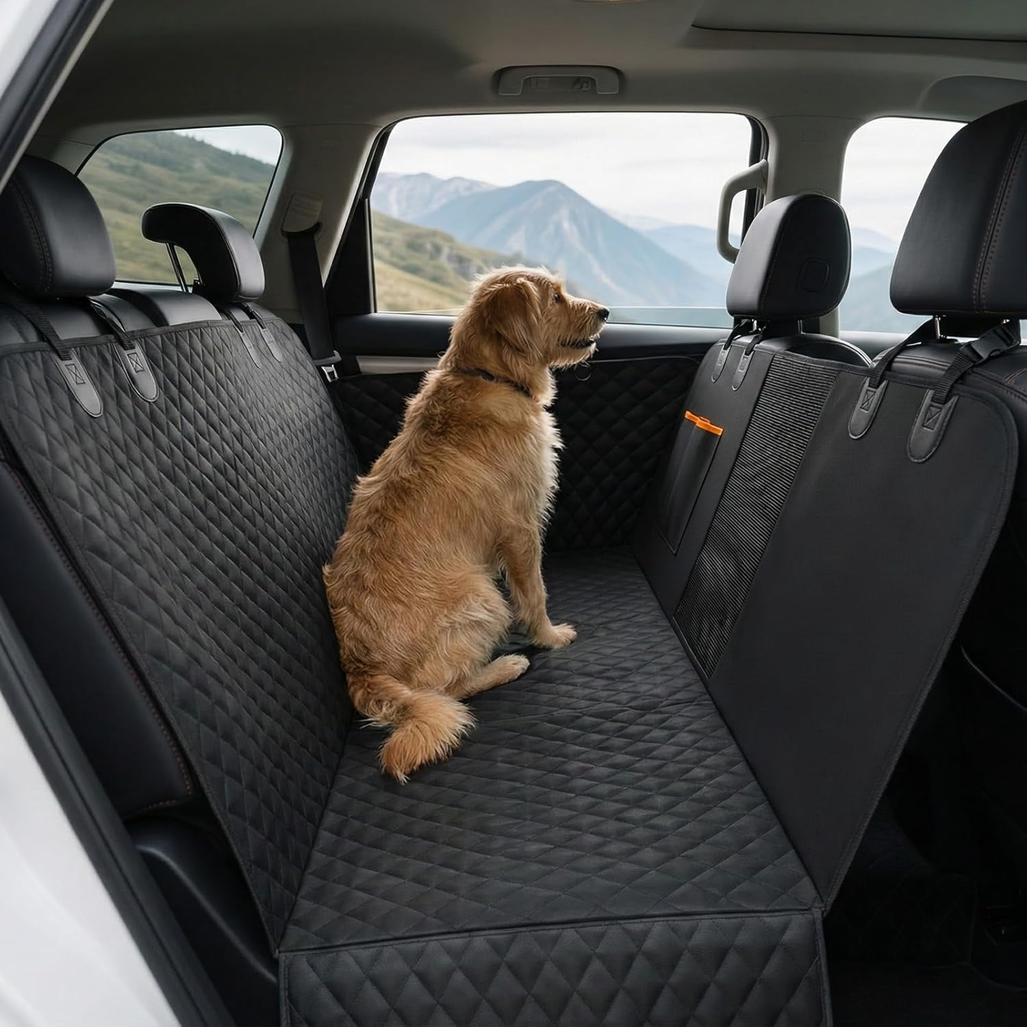 Trvecvxa Car Boot Protector Dog image number 6