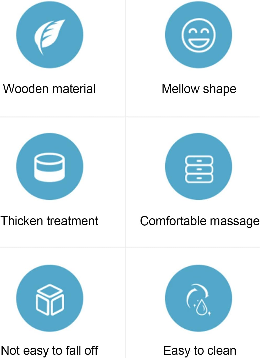 Body Brush, Body Scrubber Brush Bath Body Brush Portable Bath Brush Shower Brush for Bathhouse for Bathroom for Massage Shop for Home image number 5