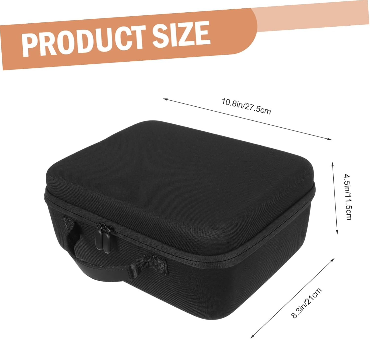 DINHEAROM Portable Hair Dryer Storage EVA Bag with Splashproof Design Comfortable Hand Strap and Snap Zipper Travel Pouch Case for Hair Dryer Protection and Easy Carrying Business Trips image number 6