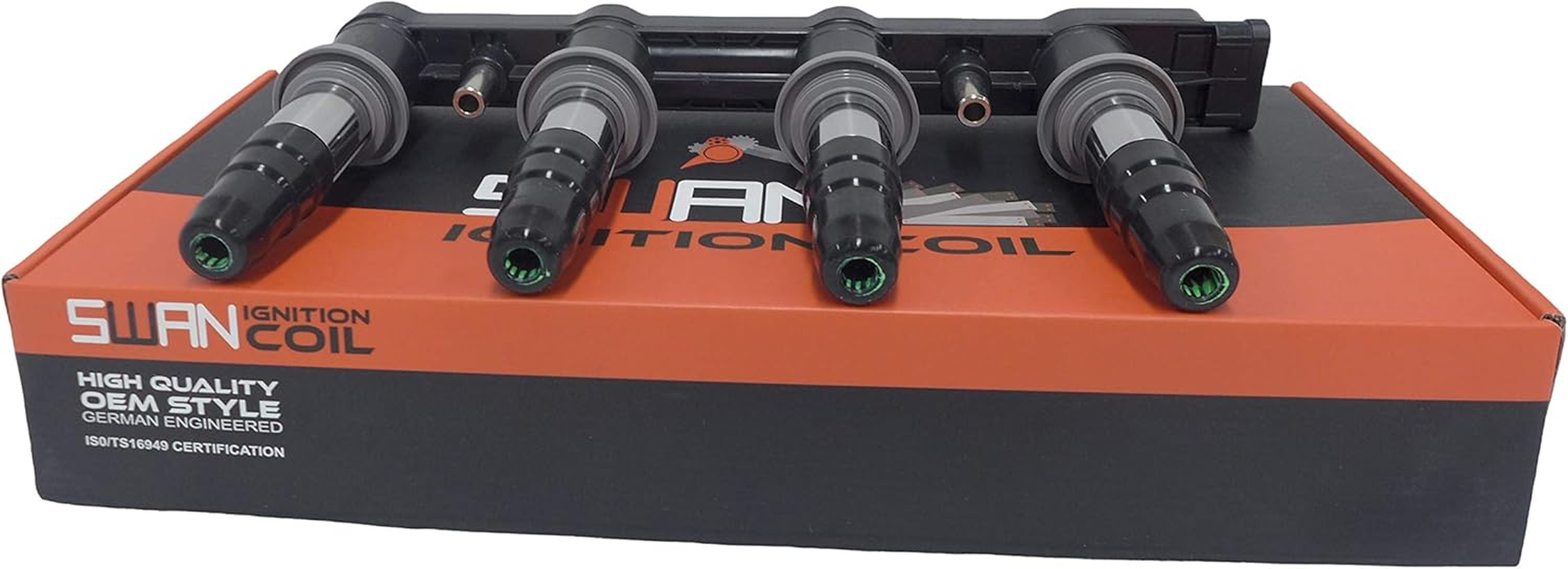 SWAN Ignition Coil & NGK Spark Plugs for Holden Cruze 1.8L (-> 02/13) image number 2