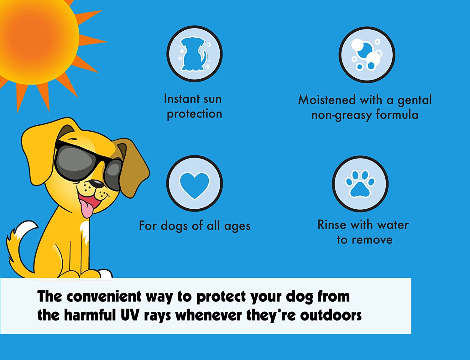 Petkin 5401 Doggy Sunwipes, 20 Pack image number 1