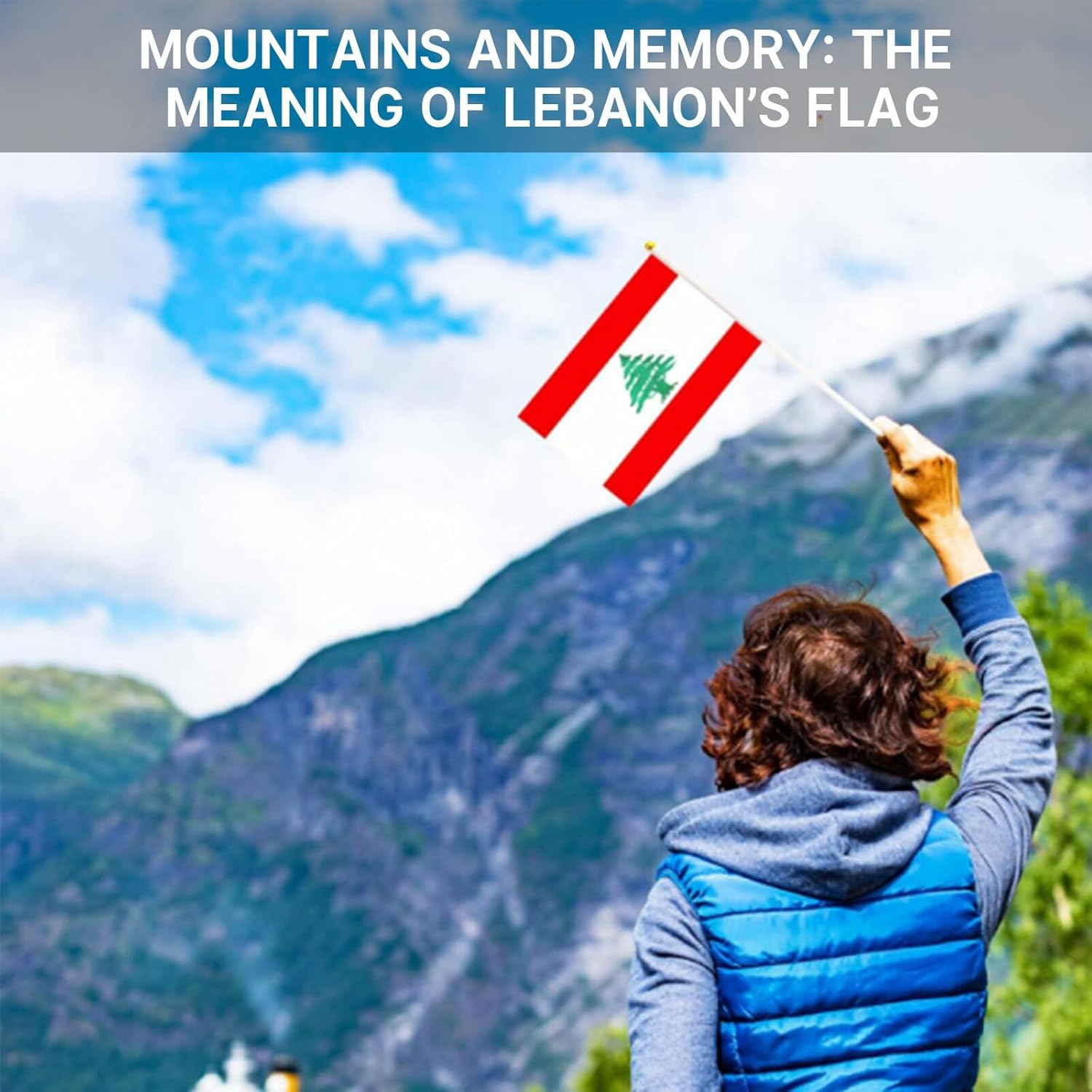 Lyvixora ​10 PCS Lebanese Flag Handheld Mini Flags - Lebanon National Country Flags for Party Decorations Supplies (21Cmx14Cm) image number 5