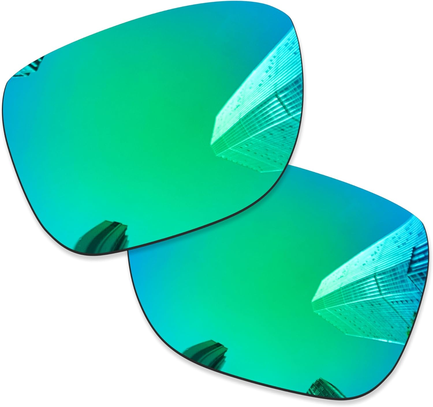 Ploarized Replacement Lenses for Oakley Catalyst OO9272 Sunglasses - 2 Pairs, Black + Ice Blue image number 2