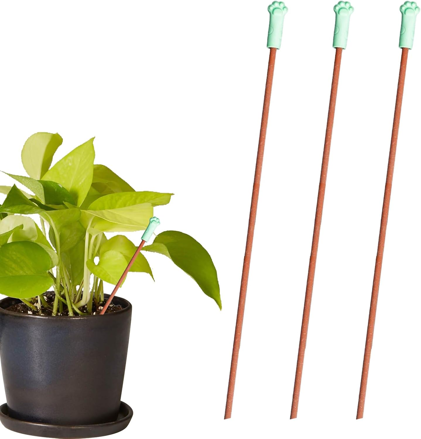 Soil Moisture Sensor, Clay Garden Accessories,Plant Moisture Meter - for Lawn Station Grow Planting Greenhouse Planter Watering Tomato Farm Home Flower Pot Vegetable Potting Raised Root Tree