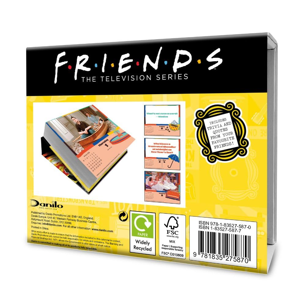 OFFICIAL FRIENDS PAGE a DAY DESK BLOCK 2026 CALENDAR | Television Series Movies image number 4