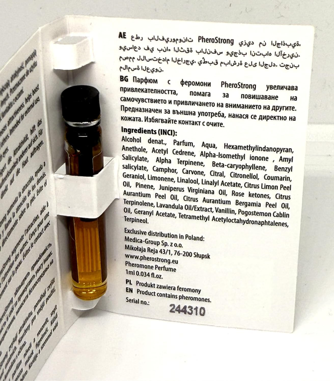 Pherostrong YOUR CHOICE for Men - Pheromones Perfume for Men - Long Lasting Scent - Infused Cologne Pheromones - Lavande, Lemon, Madagascar Vanilla - 1 Ml image number 2