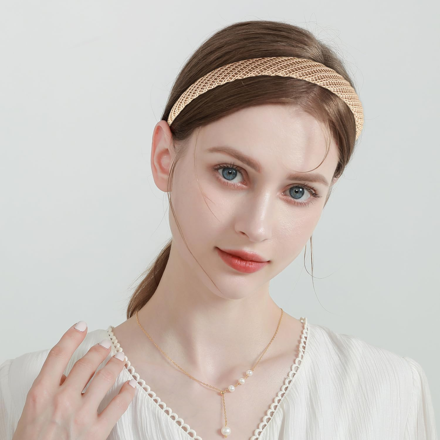 6 Pieces of Women with Wide Hair, Simple and Versatile Accessories, Hairstyle Decorations, Slip Headbands, Hairstyle Accessories. image number 1