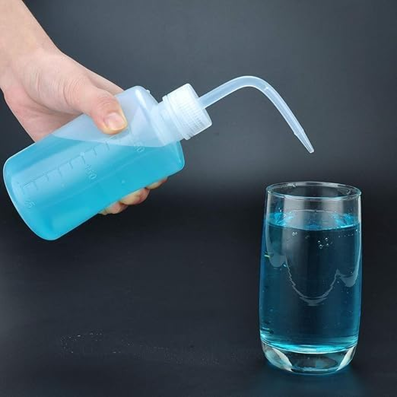 Wash Bottle 14Pcs 250Ml/8Oz Safety Bottles Watering Tools, Economy Plastic Squeeze with Narrow Mouth Scale Labels for Medical Succulent Cleaning Washing image number 2