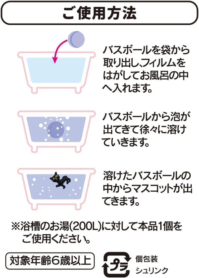 Gakken 83084 Neekokododae Sena Keiko Bath Ball Picture Book Character Grape Scent image number 3