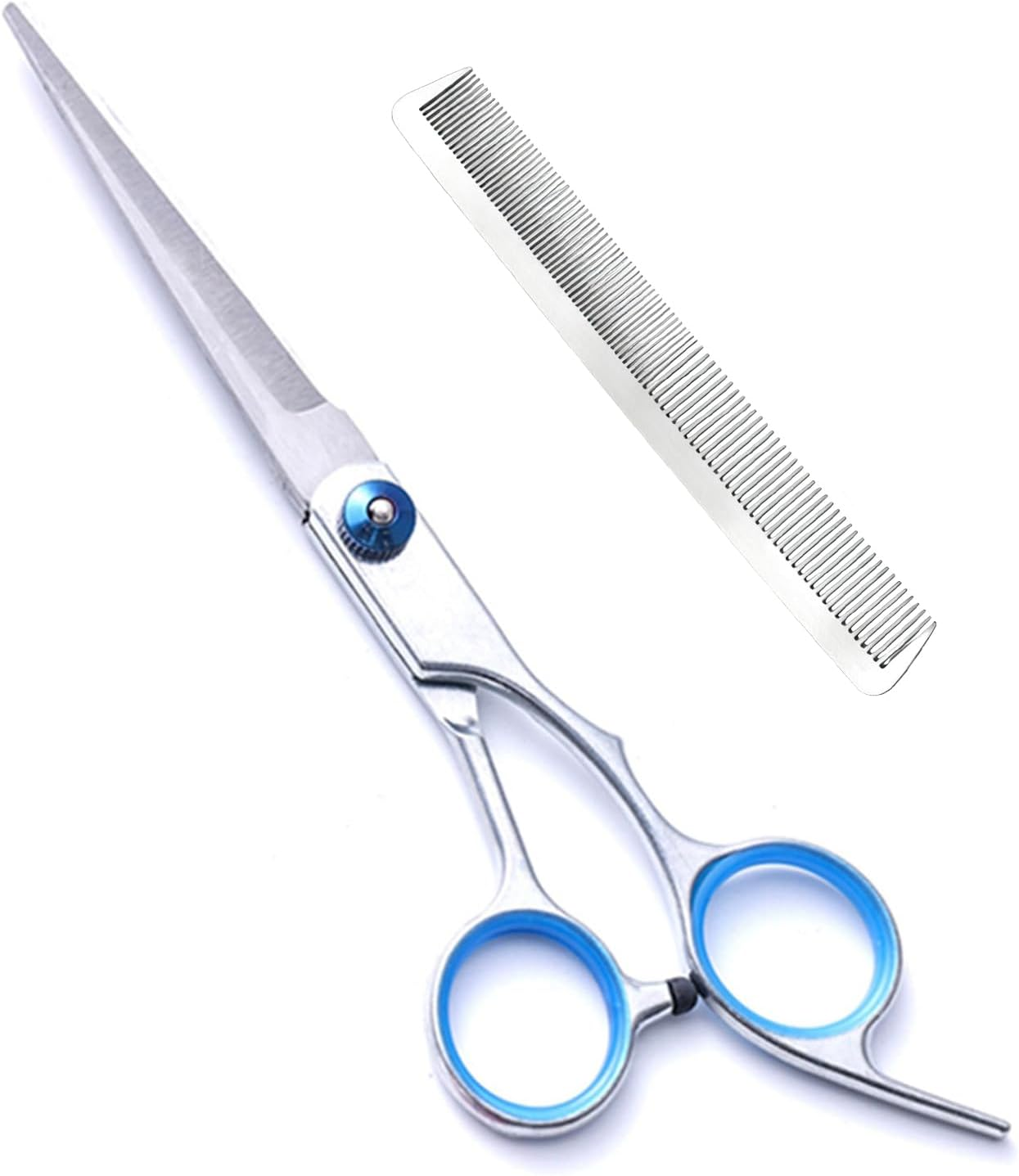 CTOUUGRS Professional Hair Cutting Scissors 17Cm Razor Edge Barber Shears Premium Stainless Steel Right Hand Salon Hairdressing Scissors Includes Free Stainless Steel Comb image number 5