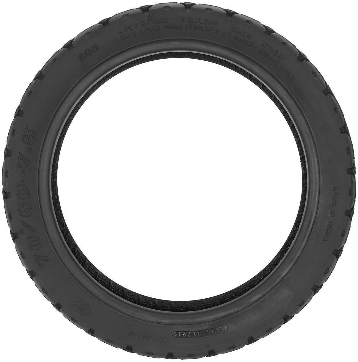 TREFAN 70/60-7.5 Thickened Tubless Tyre for Ninebot ZT3/ZT3 Pro Electric Scooter, 11 Inch Replacement Tyres, Thickened Tubless Tyres, Durable, Non-Slip Rubber Replacement Wheels for Scooter (1 Piece) image number 3