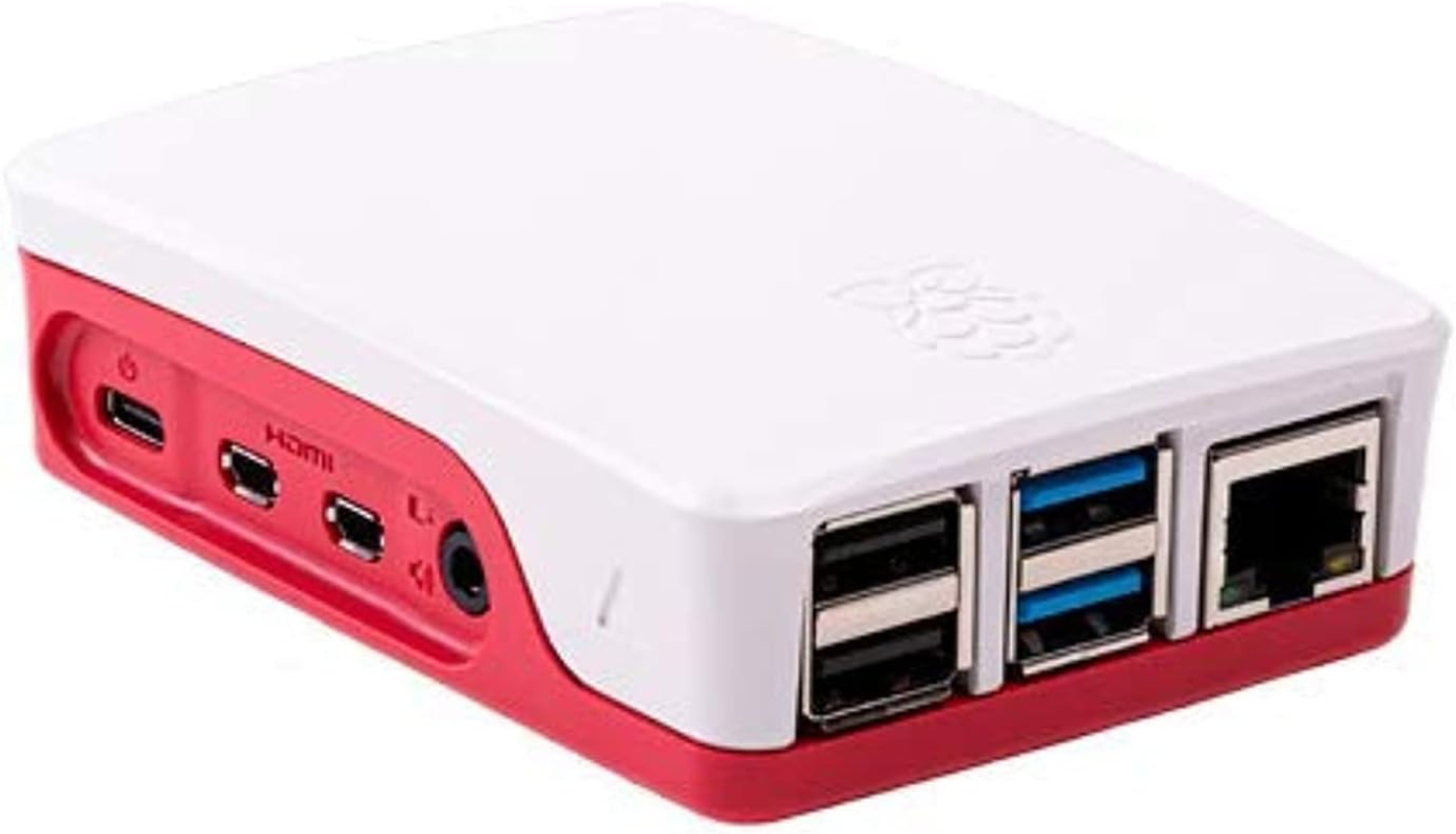 Raspberry Pi Official 4 Case, Red/White Raspberry Box for Official 4, Red/White (1876751) image number 3