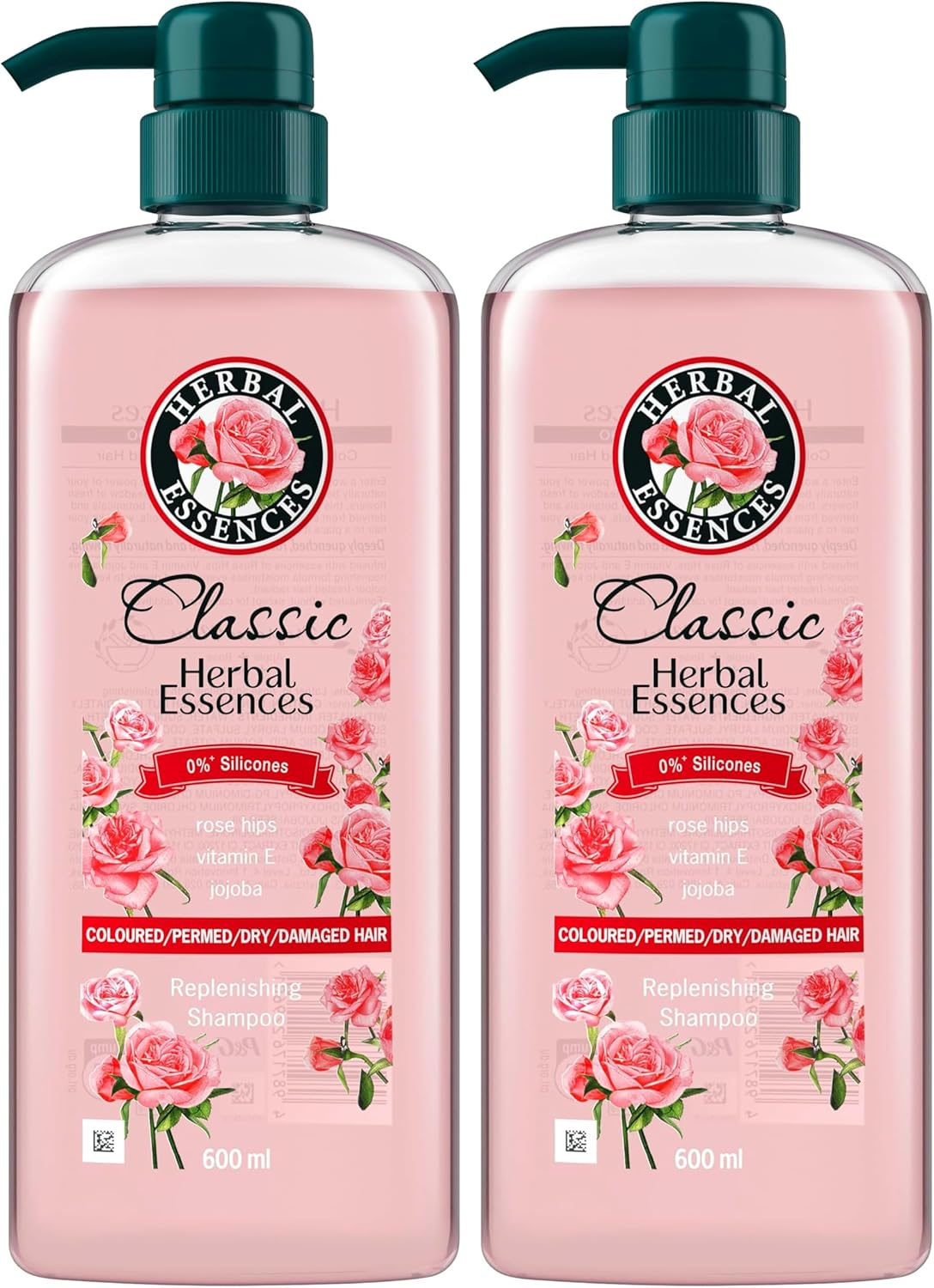 Herbal Essences Rosehip and Jojoba Replenishing Shampoo, 600 Ml (Pack of 2) image number 6