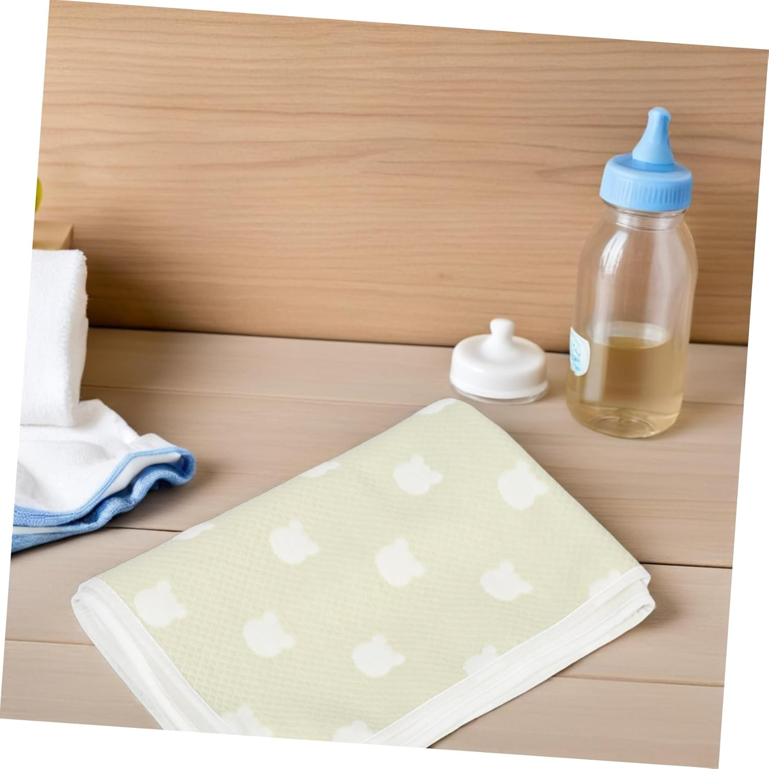 Ibasenice Super Absorbent Diaper Changing Pad Washable Reusable Cotton Pad Breathable Design for Bedwetting Incontinence image number 2