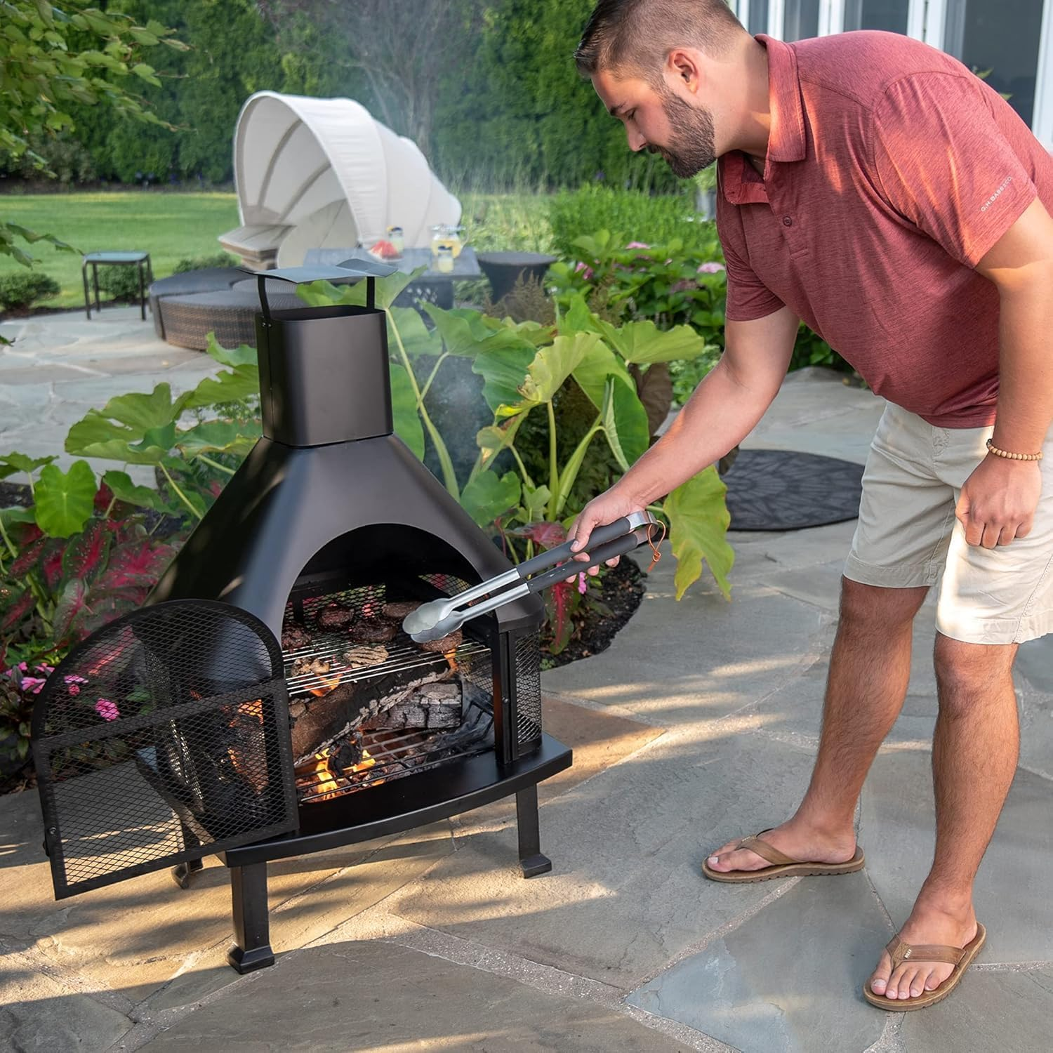 Endless Summer, Wood Burning Outdoor Fire House image number 6