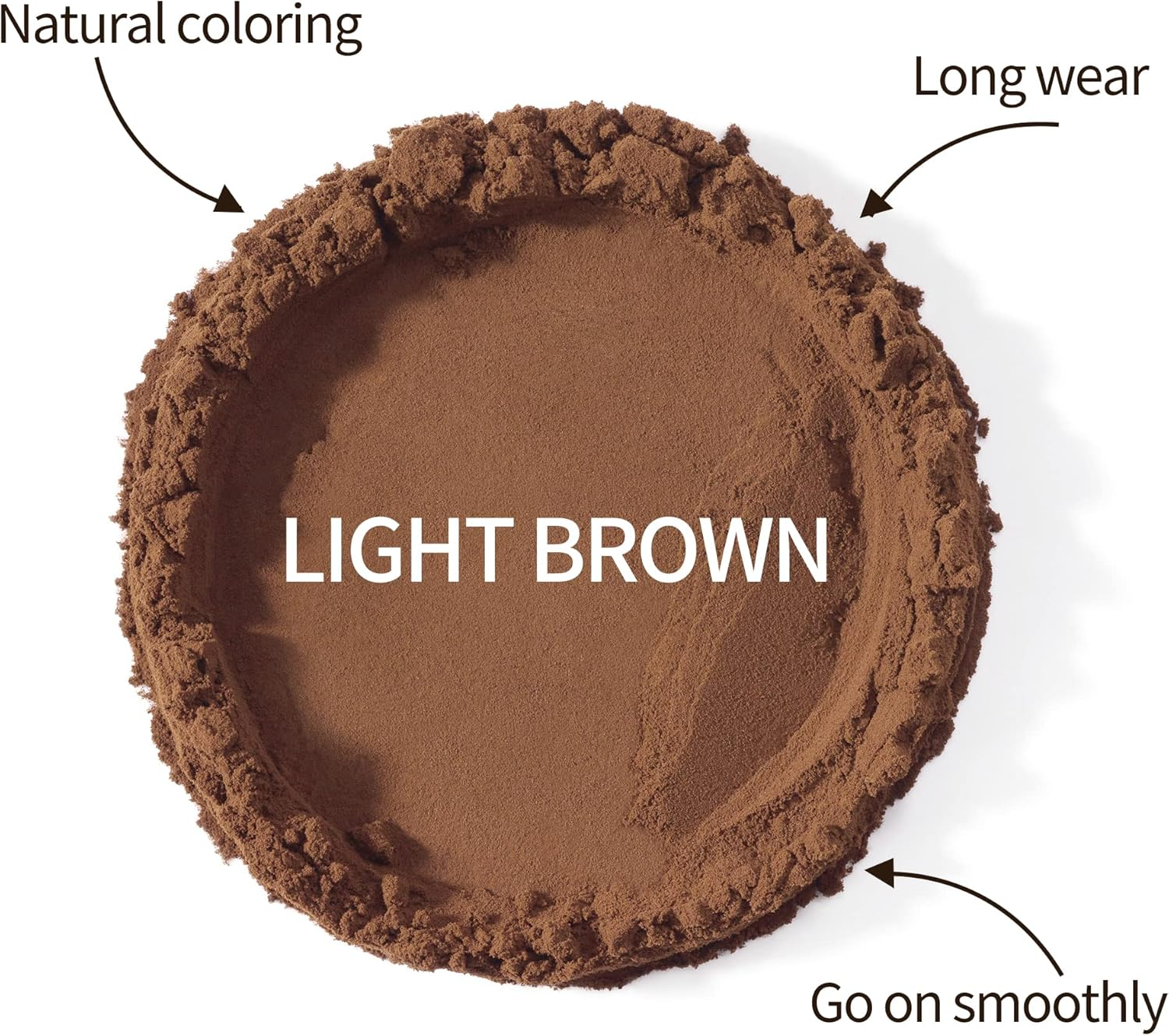 Boobeen Eyebrow Stamp, Eyebrow Stamp Stencil Shaping Kit, Eye Brow Filler Powder Long Lasting, Eyebrow Definer Makeup for Natural Brow image number 5