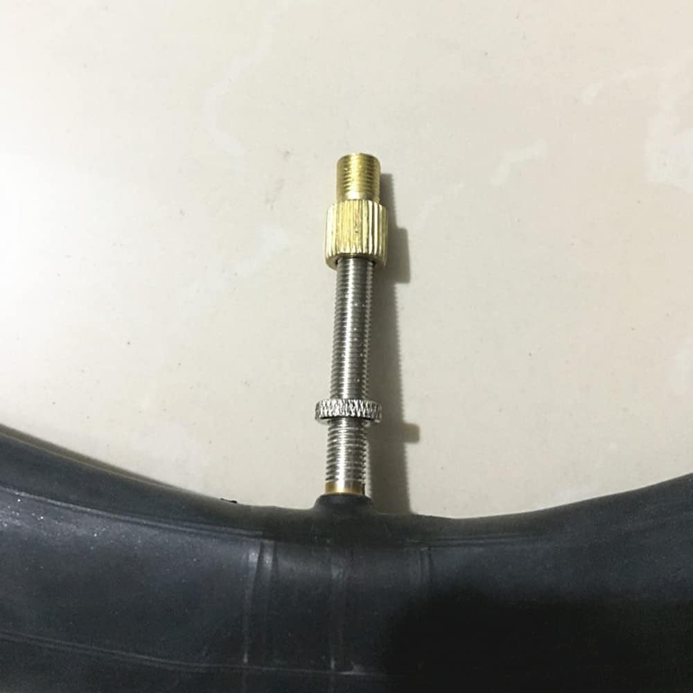 4PCS Bike Brass Presta Valve Adapter - French to US Conversion