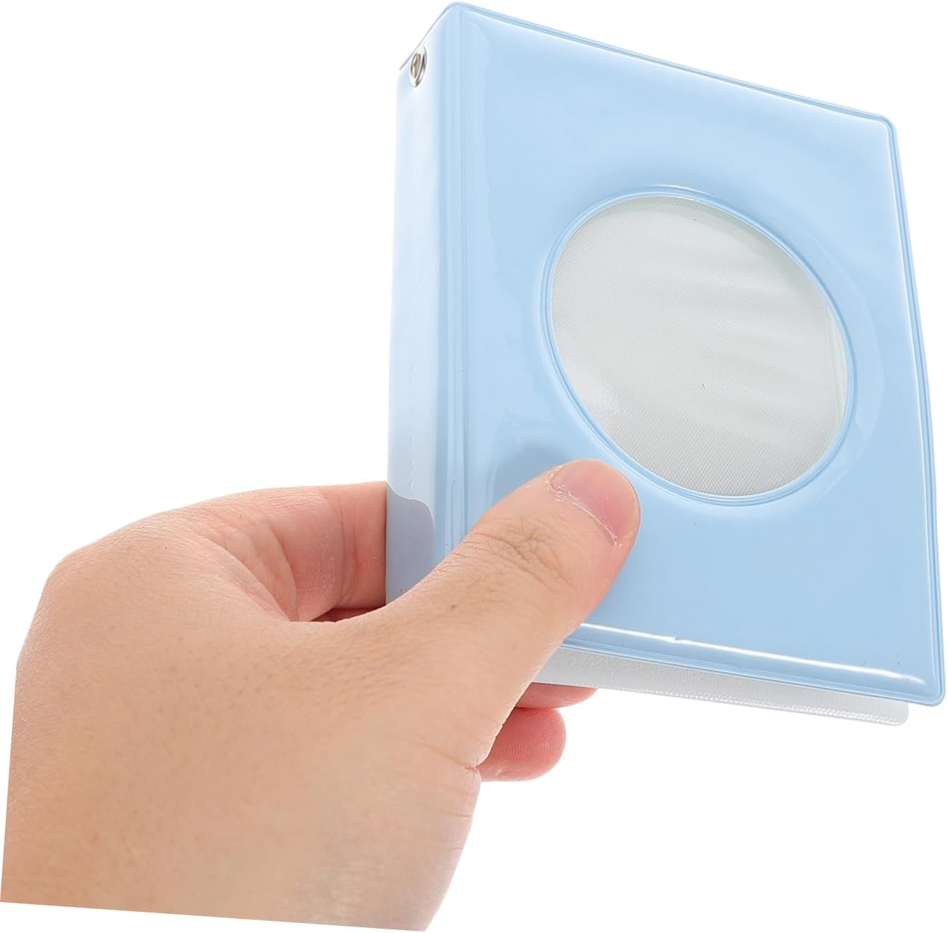 Mini Photocard Album Pockets Hollow Design for Growth Memories and Fan Collections Photo Storage Book image number 1