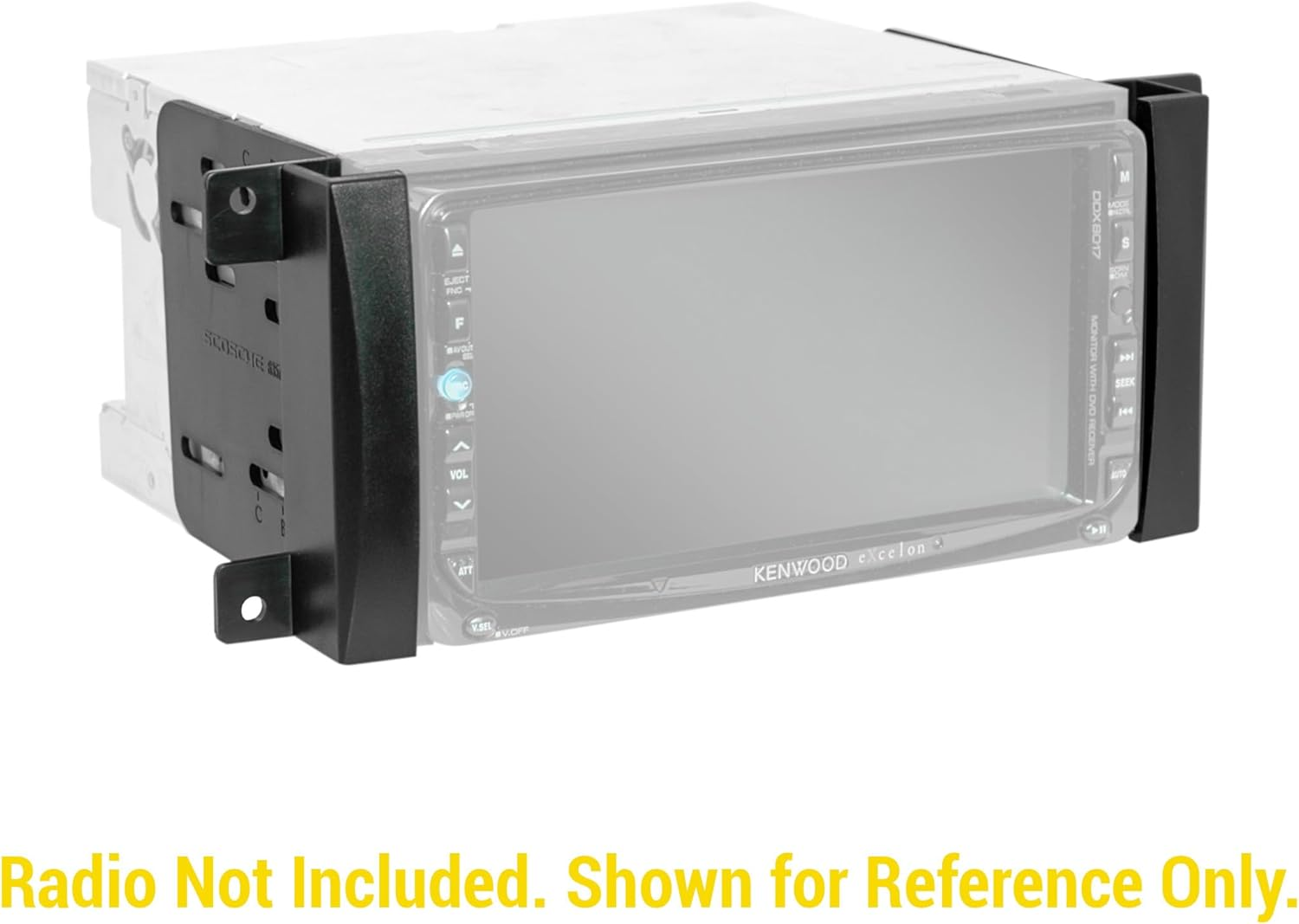 Scosche CR0714DDCS Double DIN Radio Install Dash Kit Compatible with Select 2007-20 Chrysler, Dodge or Jeep Vehicles - Complete Car Stereo Installation Kit - See Fit Guide in Images to Verify Vehicle image number 1