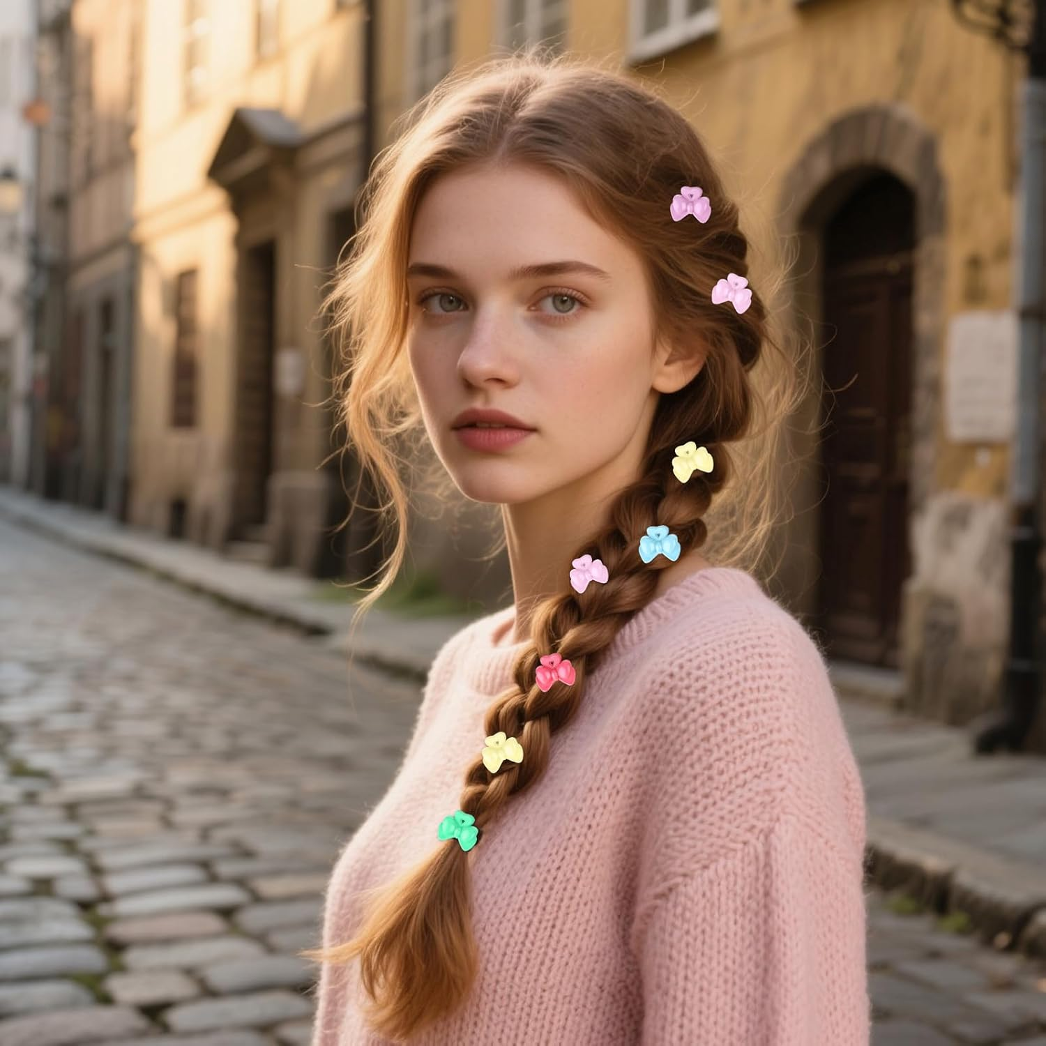 Srotmirw Small Women'S Hair Clips, Pack of 100 Butterfly Knot Hair Clips, Small for Women and Girls to Choose from in Everyday Life image number 2