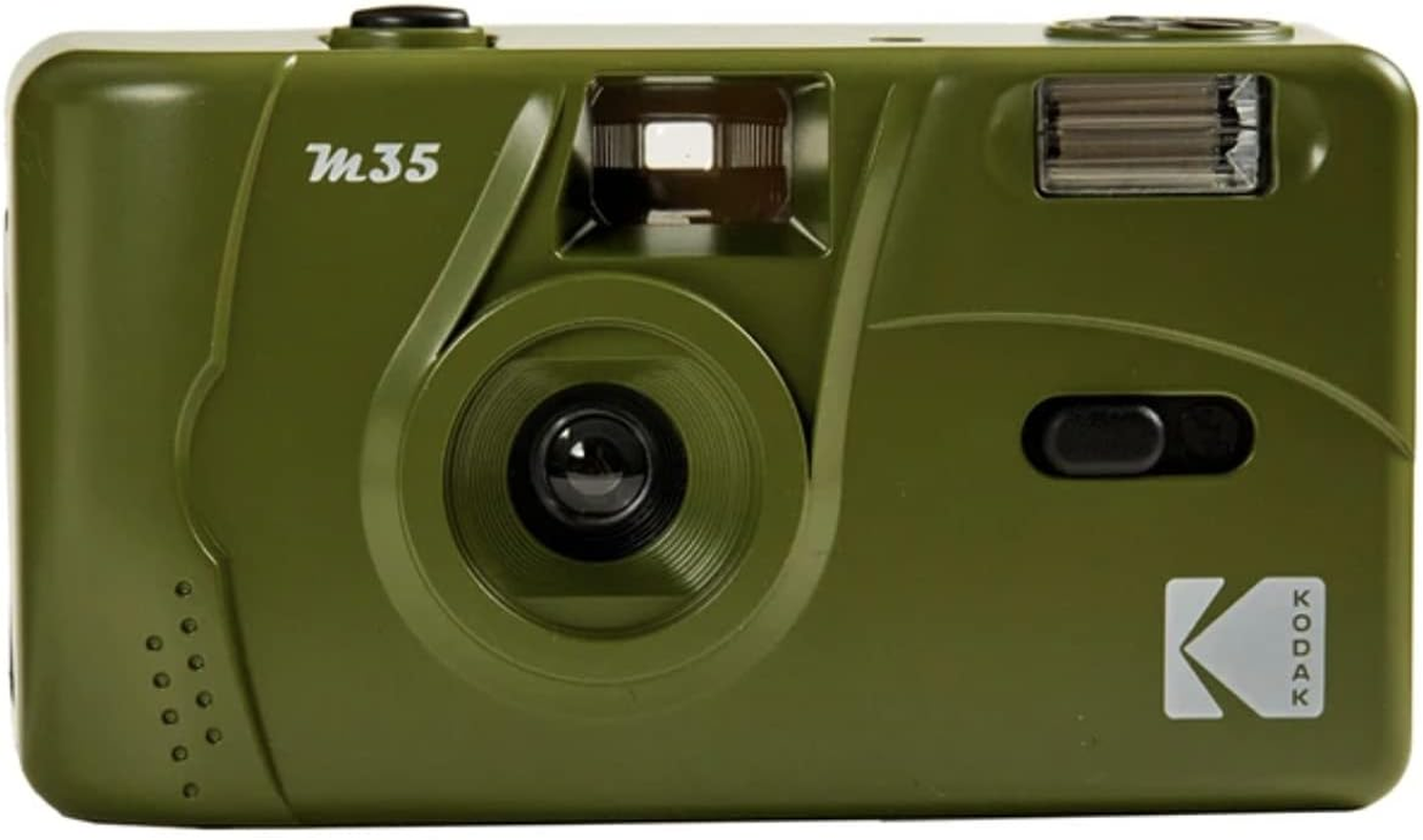 Kodak M35 Film Camera with Flash, Olive Green - Blue image number 4