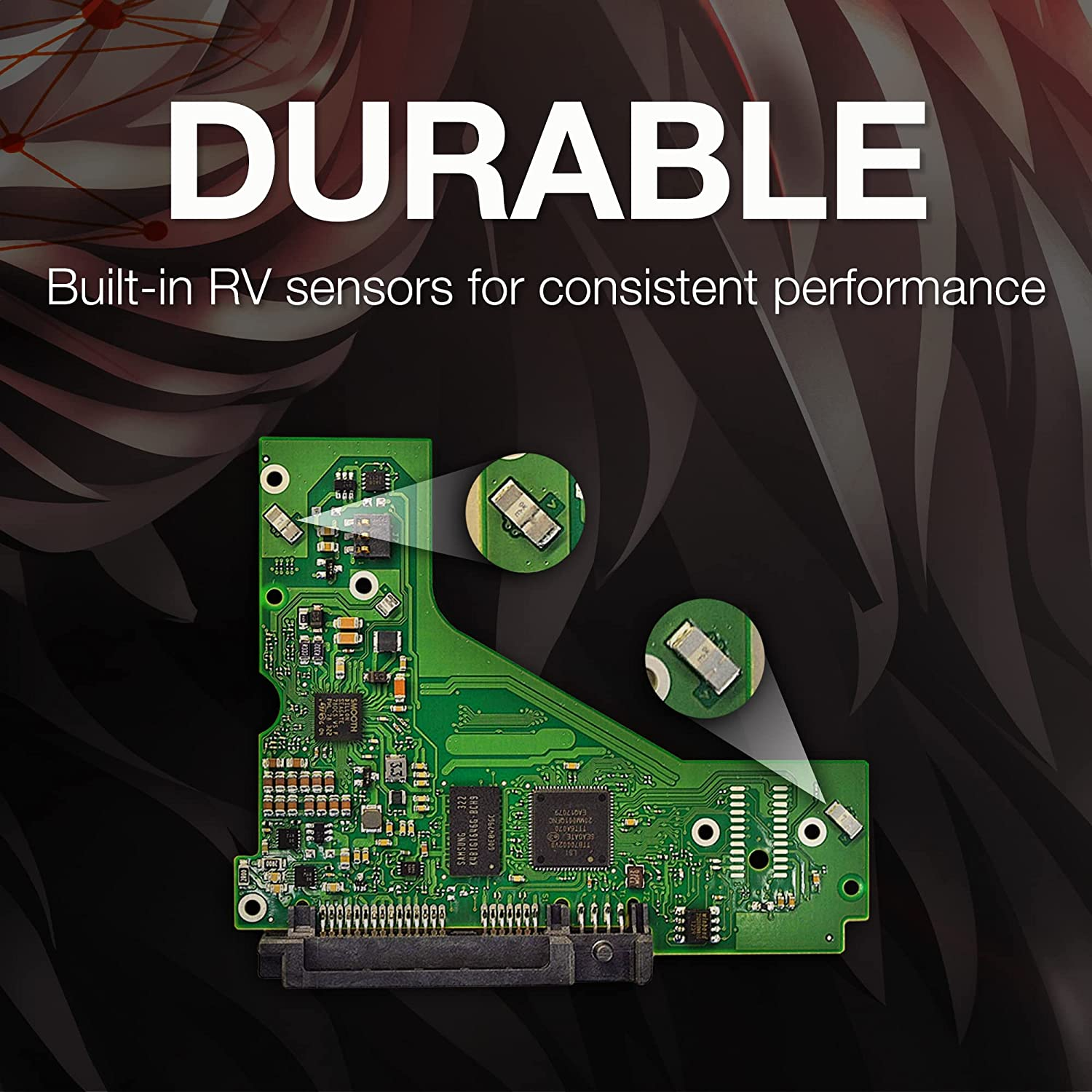 Seagate Ironwolf 6TB NAS Internal Hard Drive HDD 3.5 Inch 5400 RPM 256 MB Cache SATA 6 Gb/S Silver with Data Rescue Service (ST6000VNZ06) image number 3