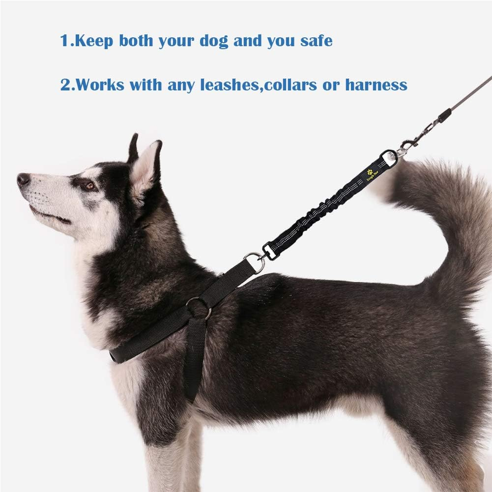 Bungee Leash Extension Attachment, 18" Shock Absorbing Lead Extension Absorber, Prevent Injury on Arm and Shoulder & save Dogs from Getting Hurt, Great for Bicycle, Running, Walking image number 6
