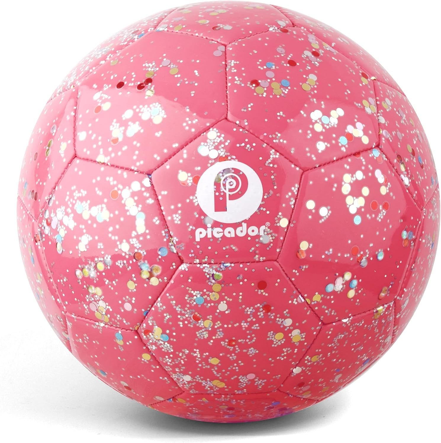 Soccer Ball Size 3 4,Sparkling Girls Pink Soccer Ball for 4-6-8 8-12 Kids Toddlers Children Indoor Outdoor Backyard Play Sport Ball