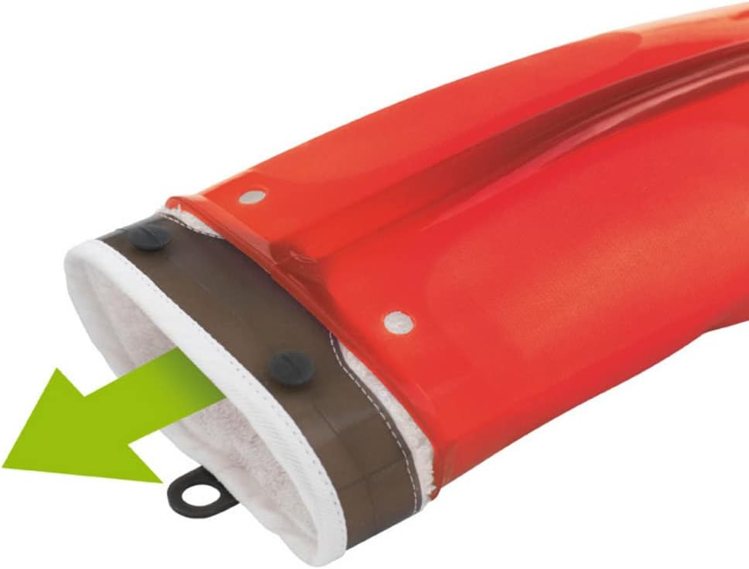 MASTRAD Gant Orka Tex - Oven Glove Made of Silicone and Cotton - Non-Slip Grooves - Very Durable and High Safety - Easy to Use; Washable, Comfortable, Ambidextrous, 140 X 40 X 292 Cm image number 6