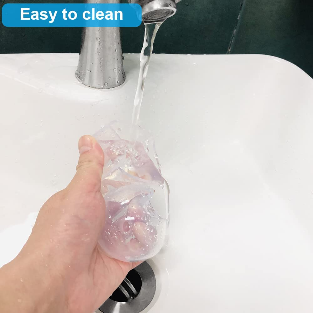 6 Pcs Sphere Cube Resin Molds, Finegood Clear Resin Molds Silicone Epoxy Resin Molds DIY Seamless Crystal Ball Silicone Mould for Resin Candle Soap image number 3