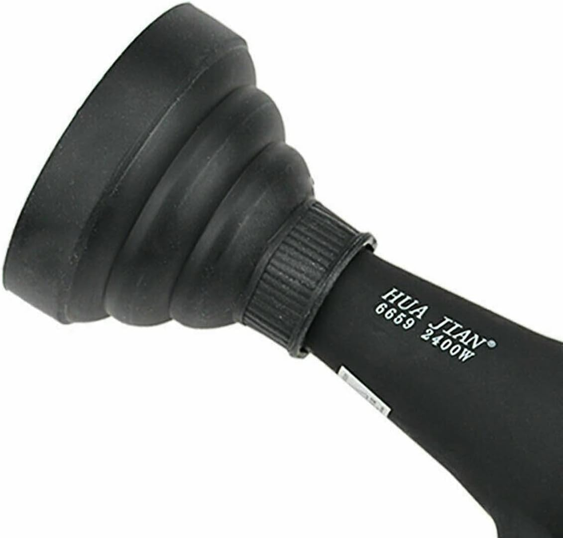 Hair Dryer Diffuser Attachment Universal Travel Folding Design Fit Most of Blow Dryers Professional Salon Lightweight Foldable Grade Tool (Black) image number 5