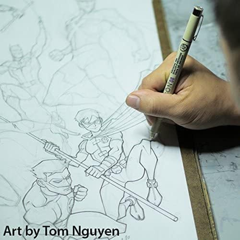 Sakura Pigma Micron Brush Pens 8Pk - Archival Safe image number 1