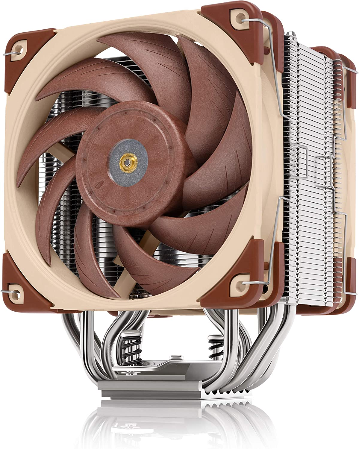 Noctua NH-U12A, Premium CPU Cooler with High-Performance Quiet Nf-A12X25 PWM Fans (120Mm, Brown)