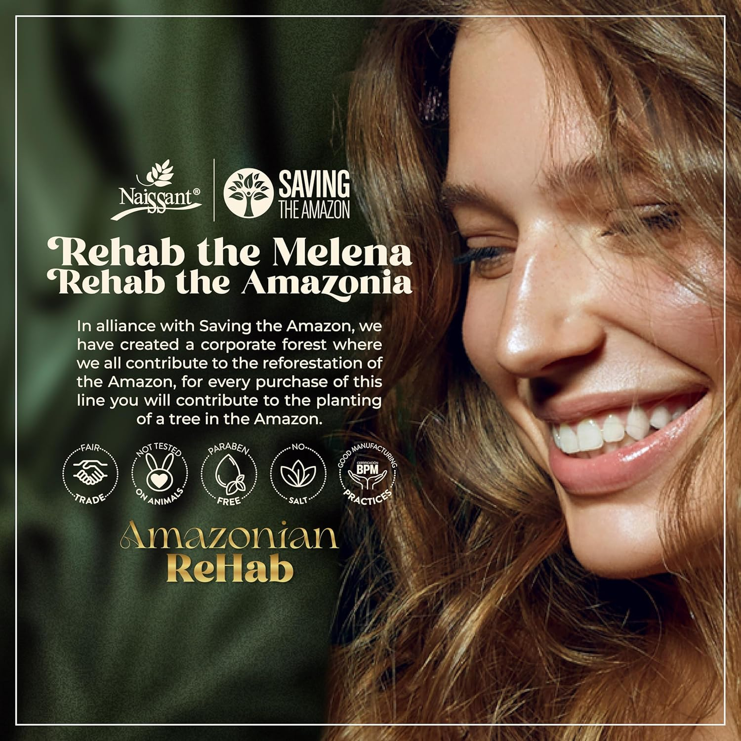 Naissant Amazonian Rehab Hair Care Puzanga Butter | Enriched with Muru Muru, Cupua&ccedil;u, and A&ccedil;a&iacute; | Nourishing Pre-Shampoo for Lightweight, Soft, and Damaged Hair Repair (10.1 Fl Oz) image number 3