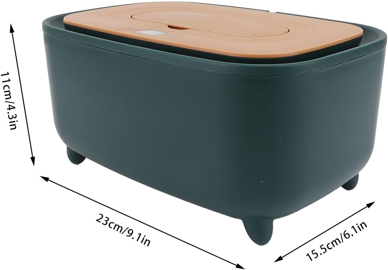 Omabeta 1PCS Baby Wipe Warmer with 16 Heating Modes 40℃ to 55℃,Hold 120-150 Wipes, Wet Wipe Dispenser Heater for Car Baby Shower,Maintain up to 36H Constant Temperature,23X15.5X11Cm/9.1X6.1X4.3In image number 4