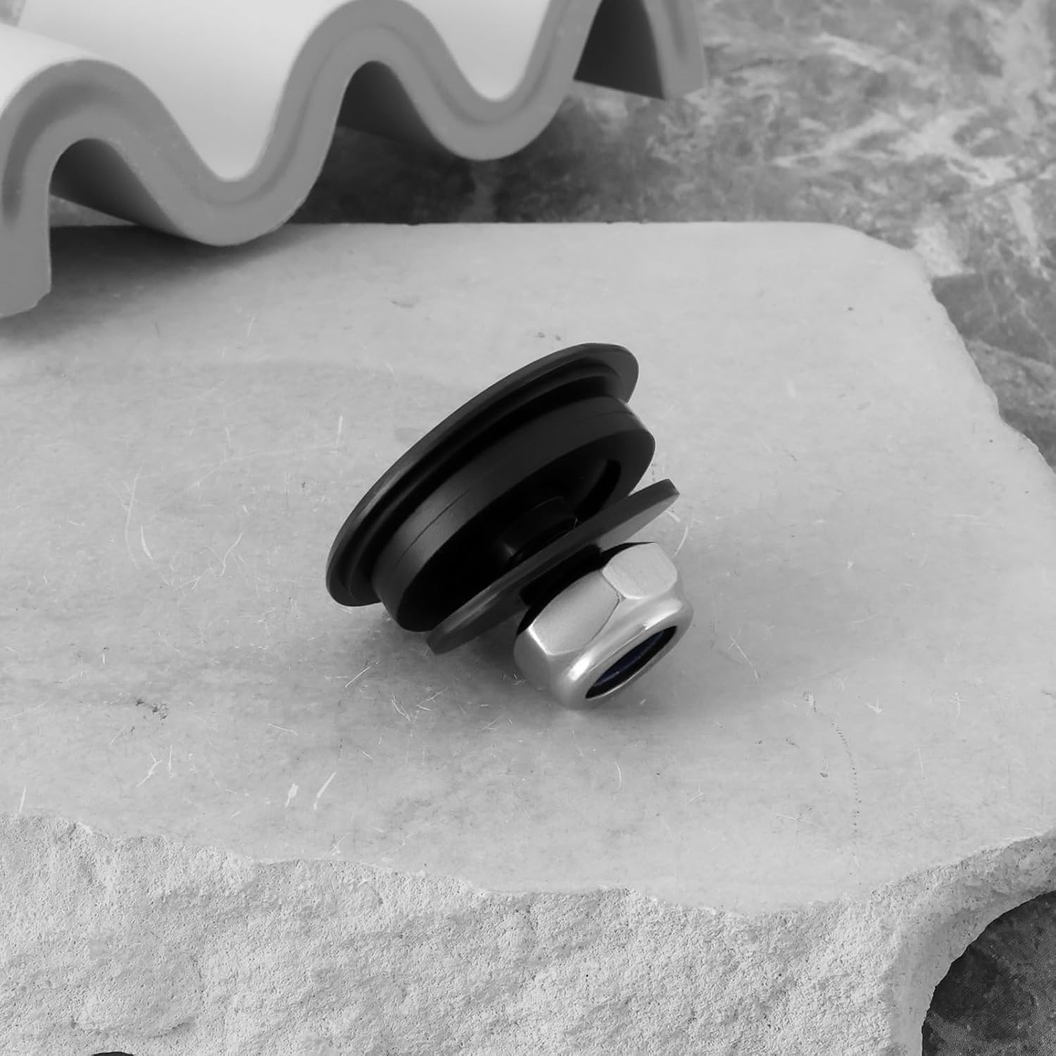 Be in Your Mind Car Rear Wiper Plug Cover Cap Wiper Plug Compatible with Audi A1/A3/A6 Compatible with VW Golf MK4 image number 1