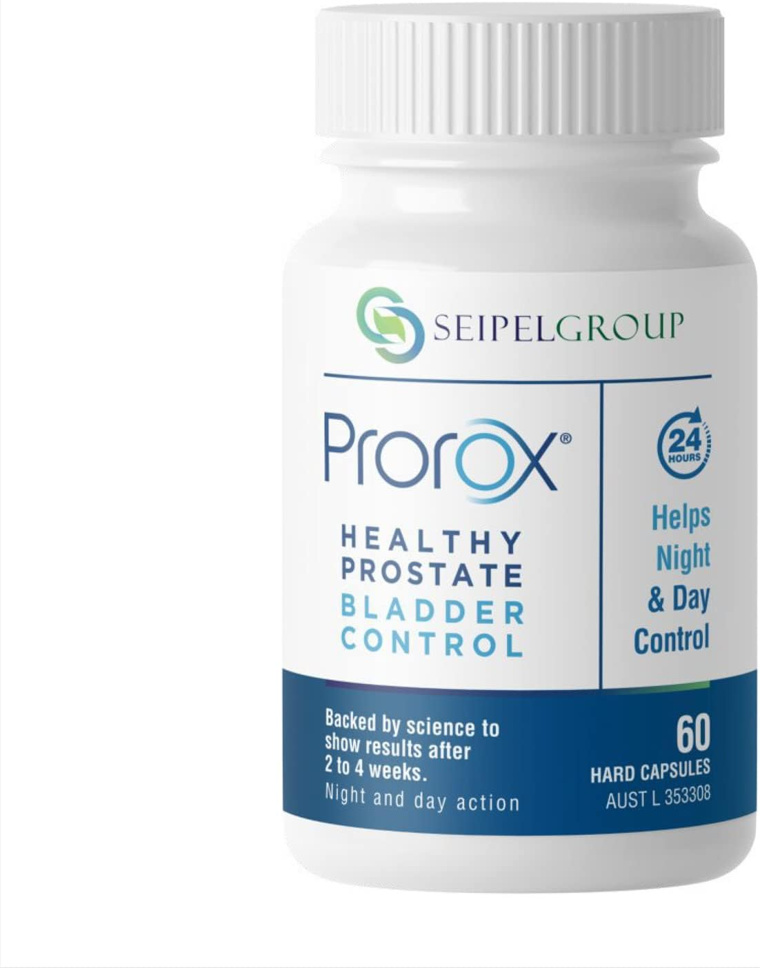 PROROX Healthy Prostate Bladder Control, Prostate Supplements for Men, Supports Healthy Prostate and Bladder Health, Contains Saw Palmetto, Reduces Urgency, 60 Vegetarian Capsules image number 4