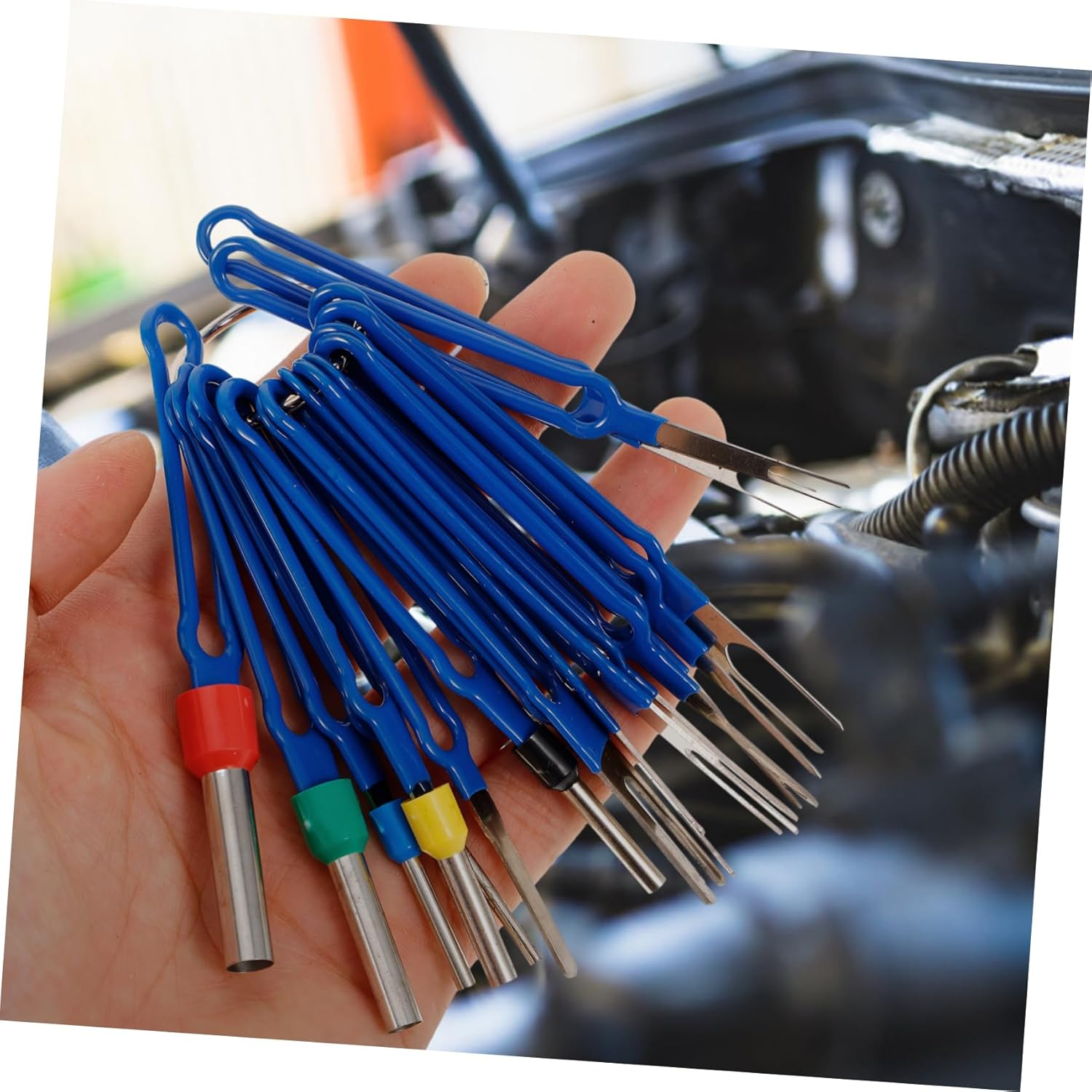 OSOLADY 18Pcs Automotive Electrical Tools Pin Removal Kit for Terminal Pin Removal Tool image number 2