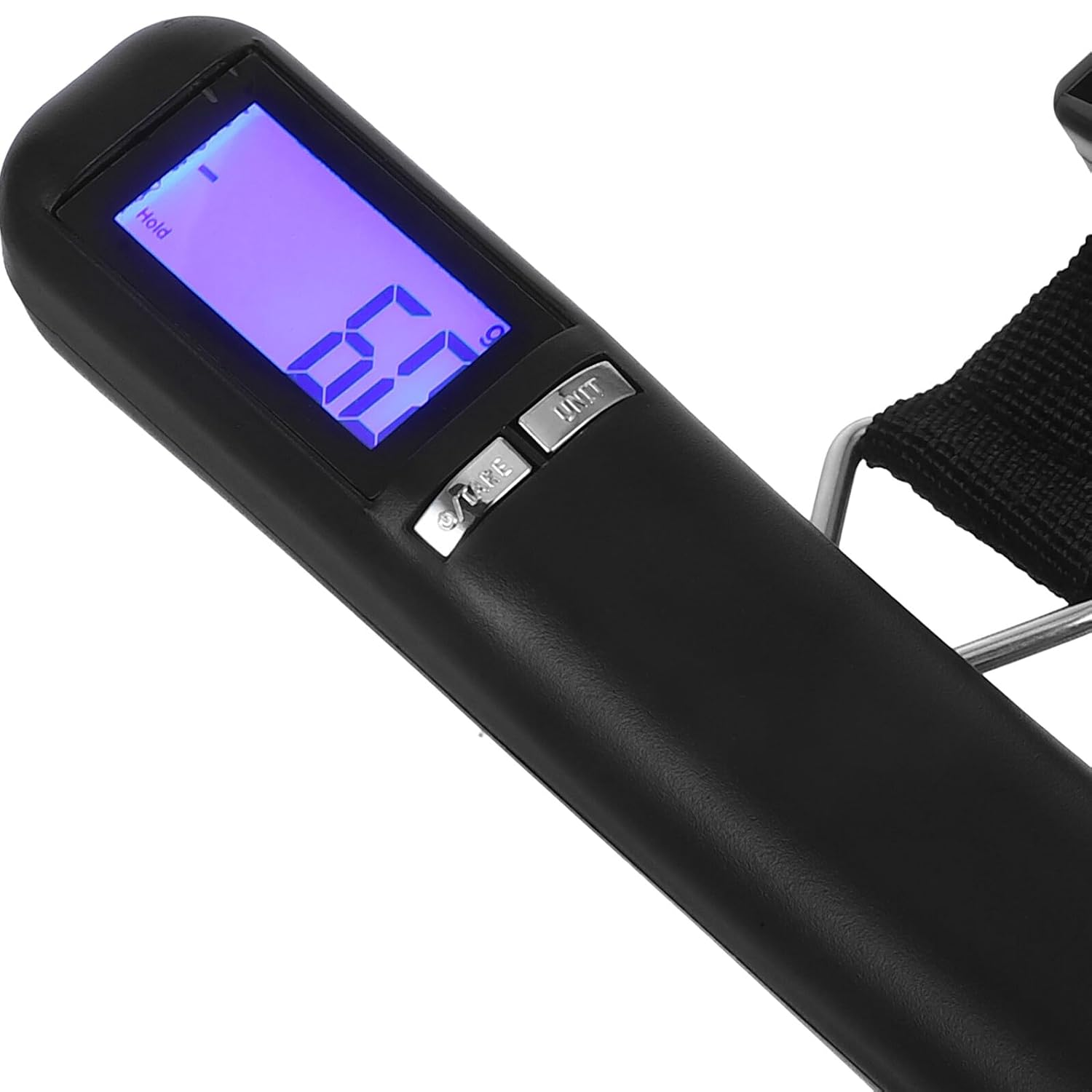 BCOATH Portable Digital Hanging Baggage Scale with Backlit Screen Auto Shut-Off Compact Travel Weight Scale for Suitcase Luggage Accurate Measurement Lightweight and Easy to Carry image number 2