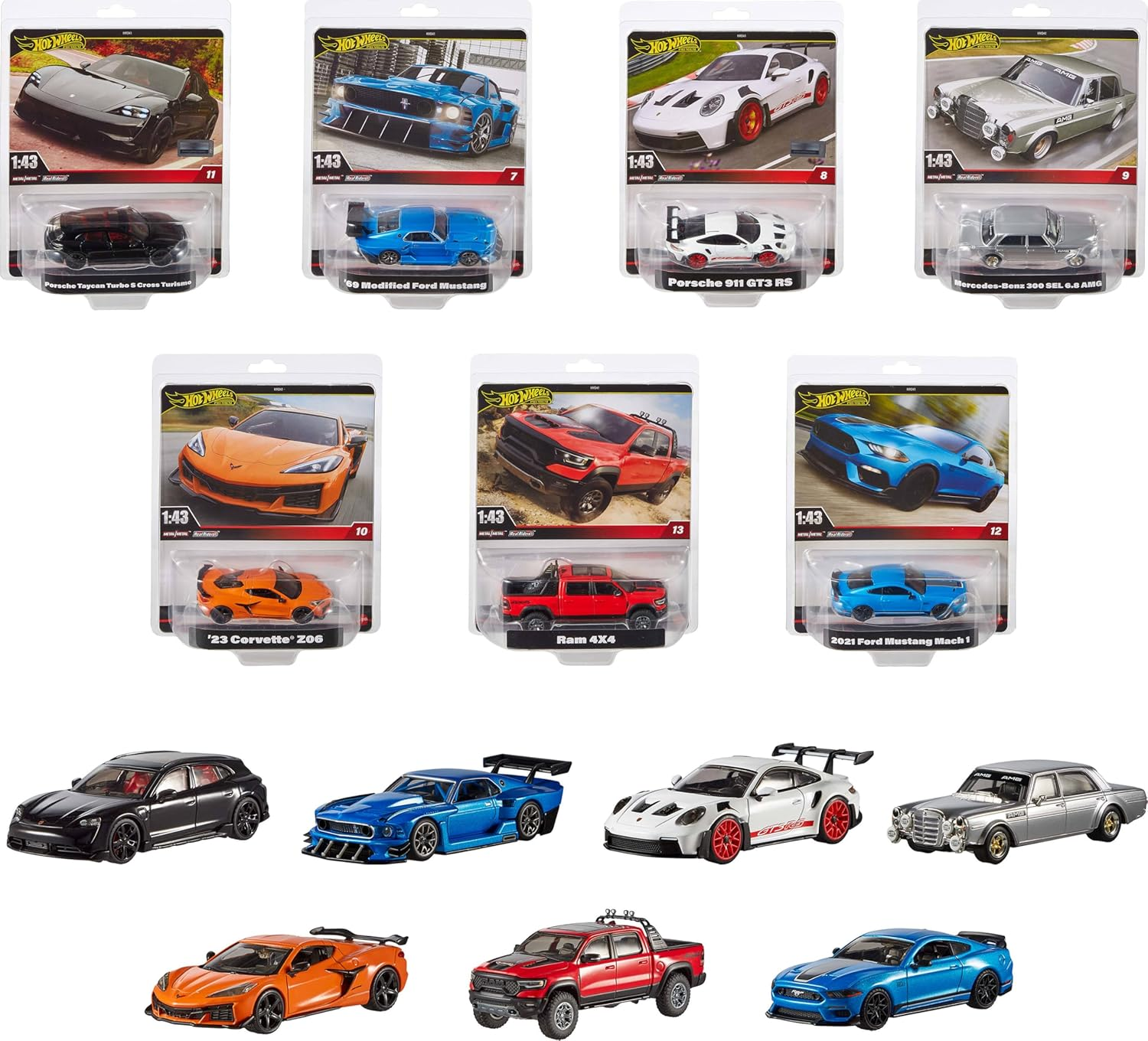 Hot Wheels Premium 1:43Rd Scale Vehicle, Officially Licensed Replicas for Adult Collectors, Real Riders Tires, Metal/Metal Body & Chassis (Styles May Vary) image number 5