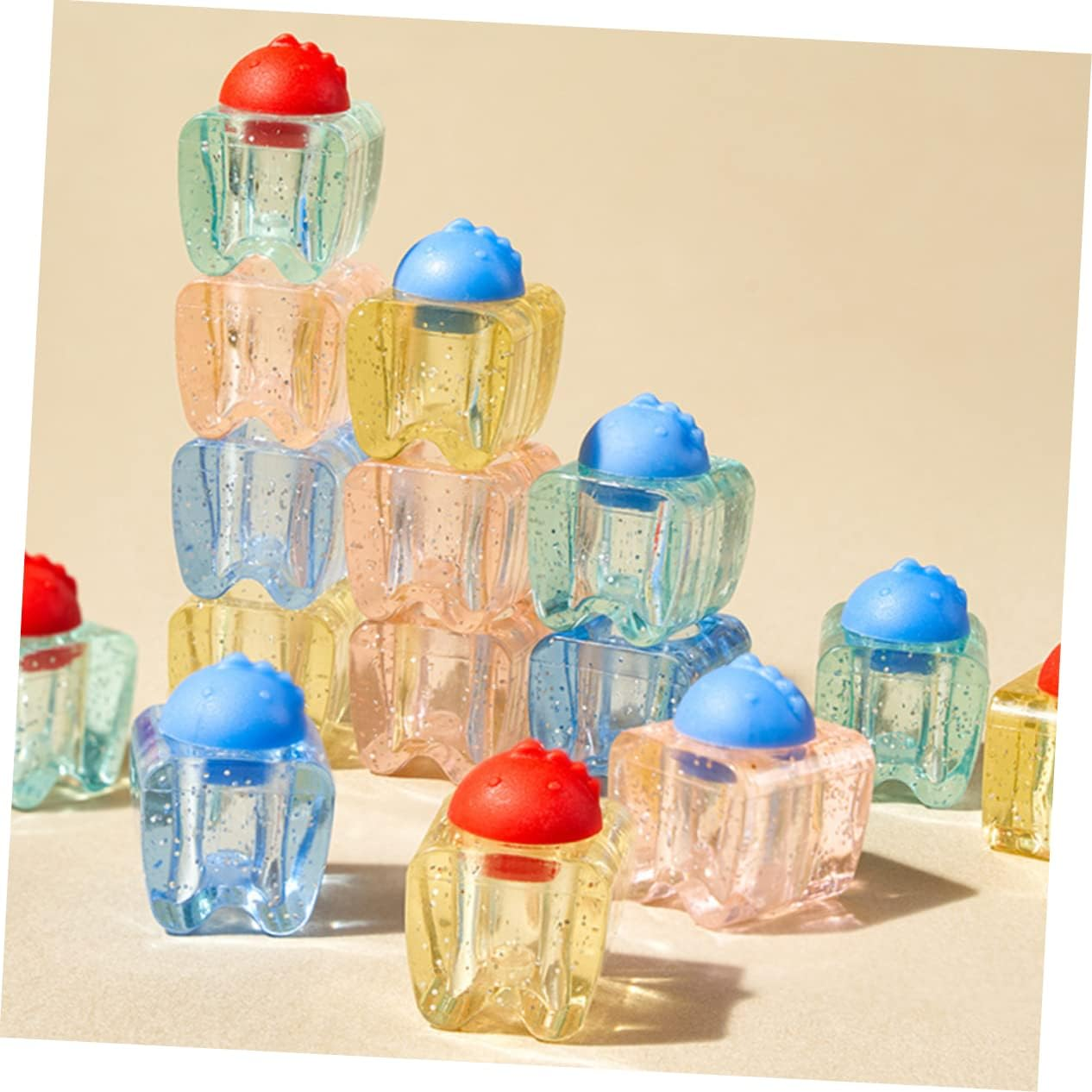 Tooth Saver Keepsake Box Transparent Crystal Tooth Fairy Holder for and Practical Design for Boys and Girls Christmas and Birthdays image number 6