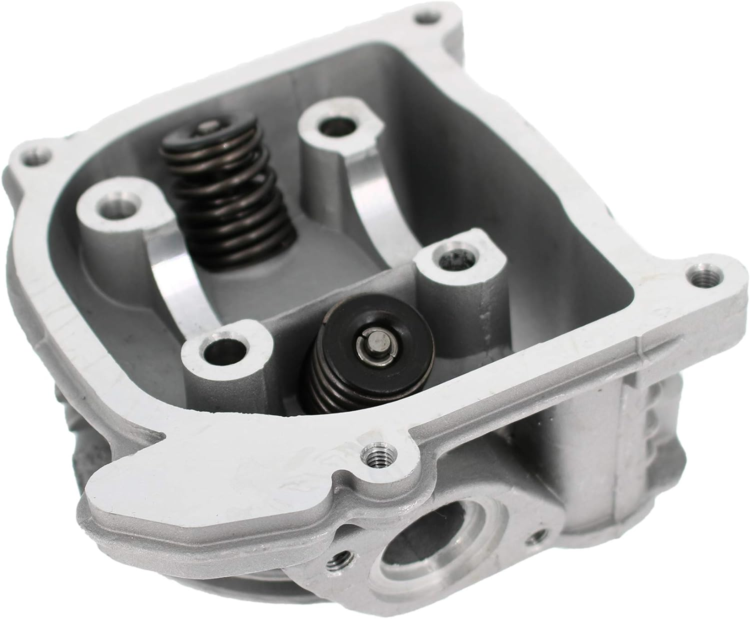 Glixal ATGT-52MM GY6 49Cc 50Cc to 105Cc Engine 52Mm Racing Cylinder Head Assy with Big Valves for 139QMB 139QMA Chinese Scooter Moped ATV Go Kart Quad (Non EGR, 23Mm Big Valve Type) image number 1