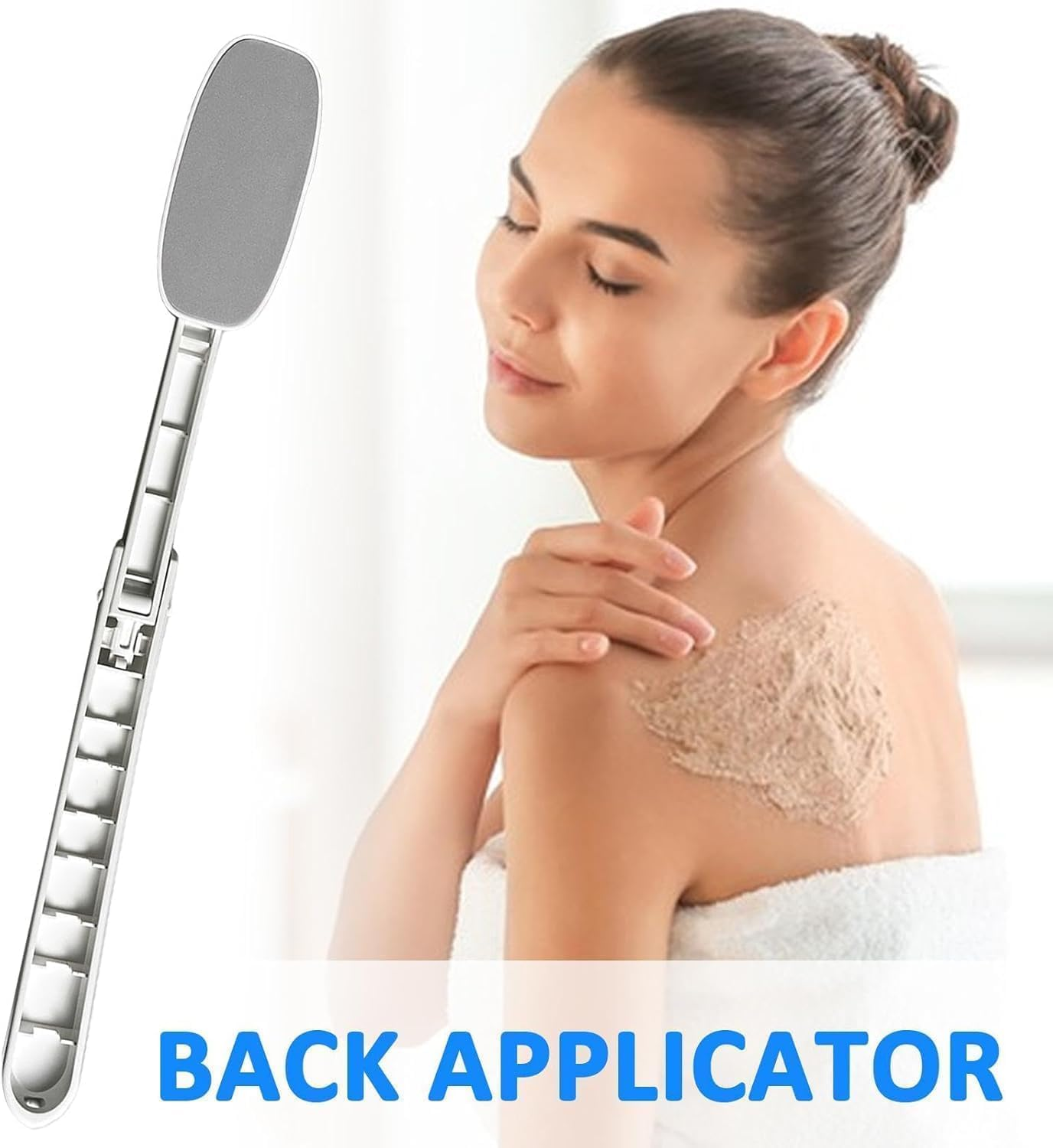 WADY Back Applicator, Lotion Applicator for Back, Easy Lotion Applicator, Back Cream Applicator, Back Moisturizer Applicator, Long Handled Lotion Applicator for Medicine, Skin Cream, Sunscreen image number 2