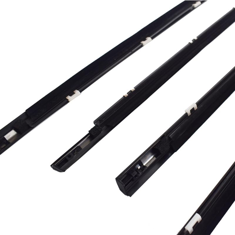 4Pcs Weather Strip Window Moulding Trim Seal Belt Compatible with Hyundai I30 FD Hatch 2007-2012