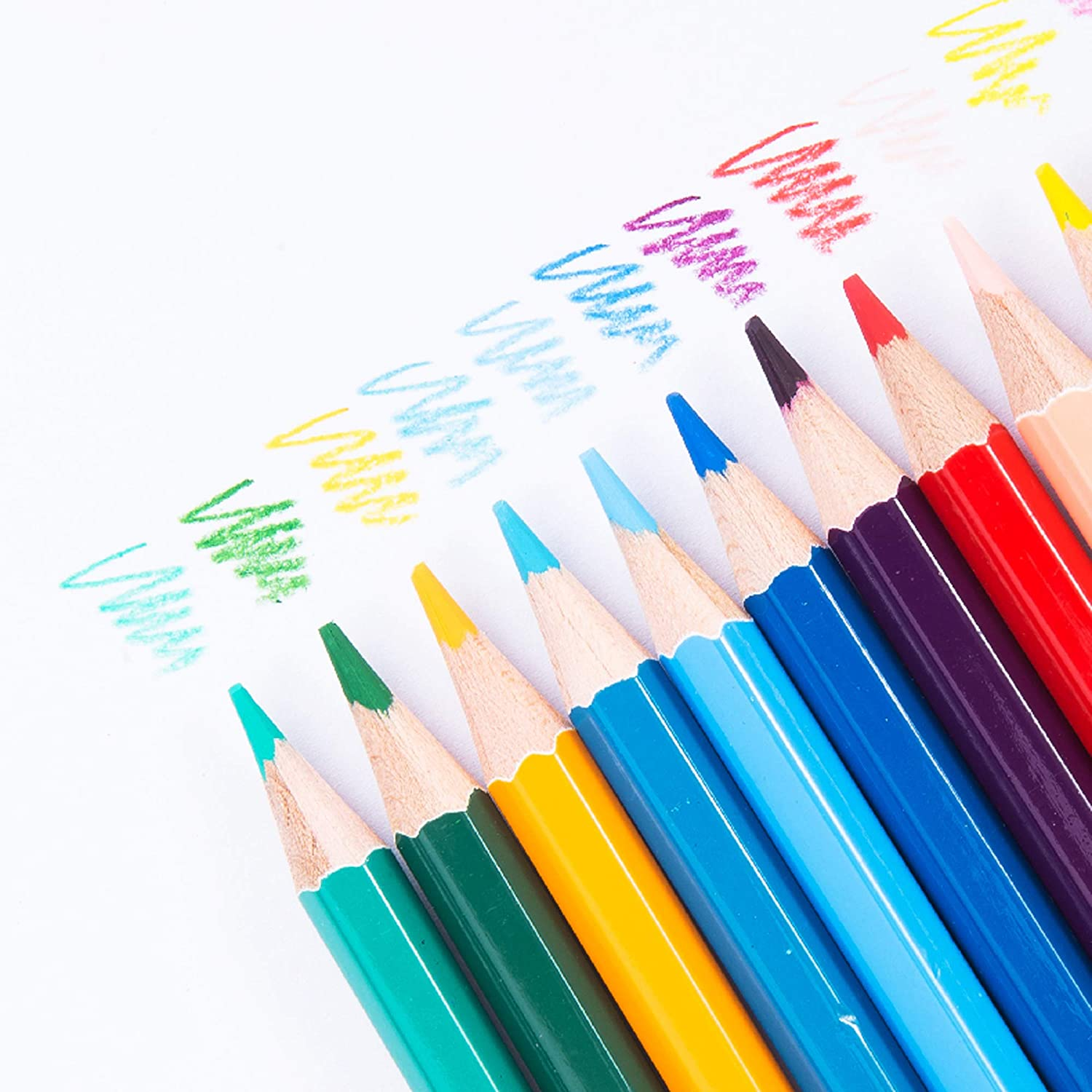 Deli Colored Pencils for Coloring Drawing Sketching, Set of 48 Colors image number 2