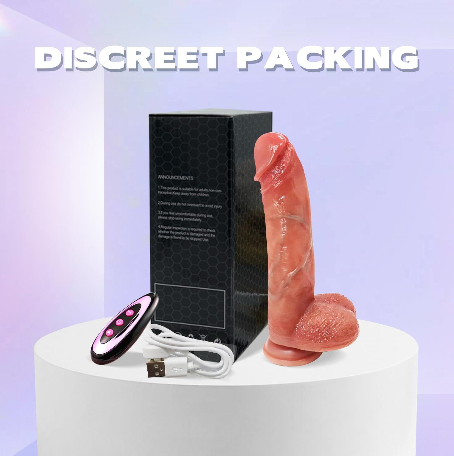 Full Range Sizes Dillido Toy for Women, Silicone Toy for Adult Silicone Lifelike Toy for Female Couple image number 3