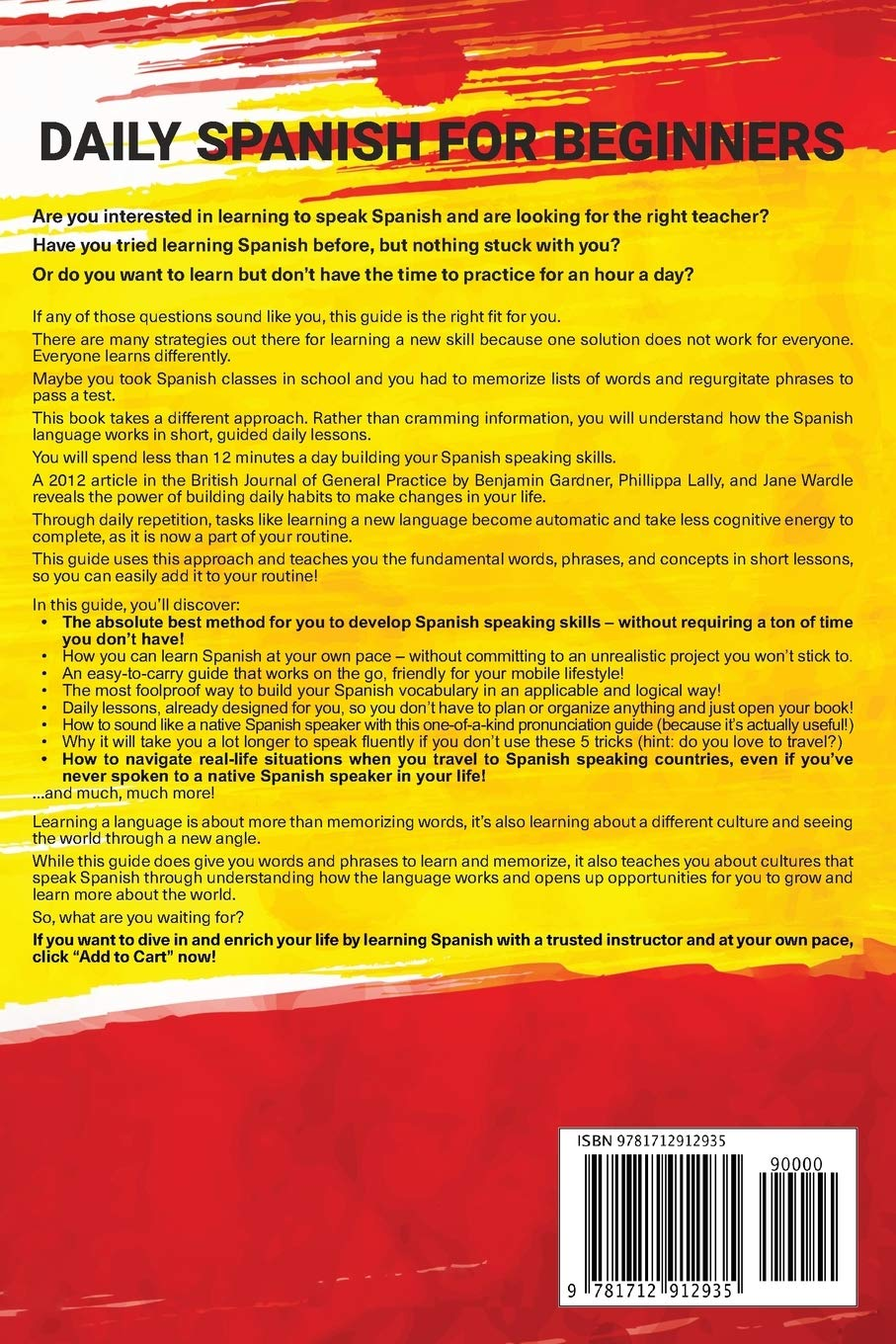 Daily Spanish for Beginners: How to Easily Speak Spanish with Only 12 Minutes of Practice a Day