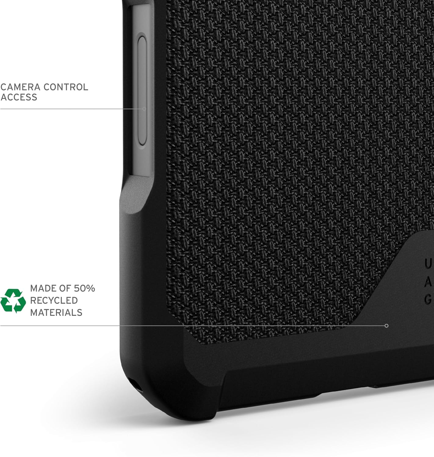 UAG Metropolis LT Magsafe Apple Iphone 16 Pro Max (6.9") Case - Kevlar Black (114453113940), 18Ft. Drop Protection (5.4M), Raised Screen Surround