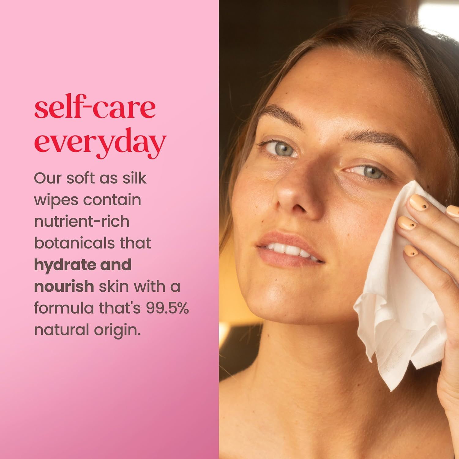 Burt'S Bees Rose Water Face Wipes, for All Skin Types, Hydrating Micellar Makeup Remover & Facial Cleansing Towelettes, 30 Ct (3-Pack) image number 1